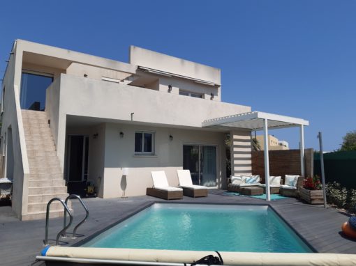 Sète, Villa familiale avec piscine en Bord de mer